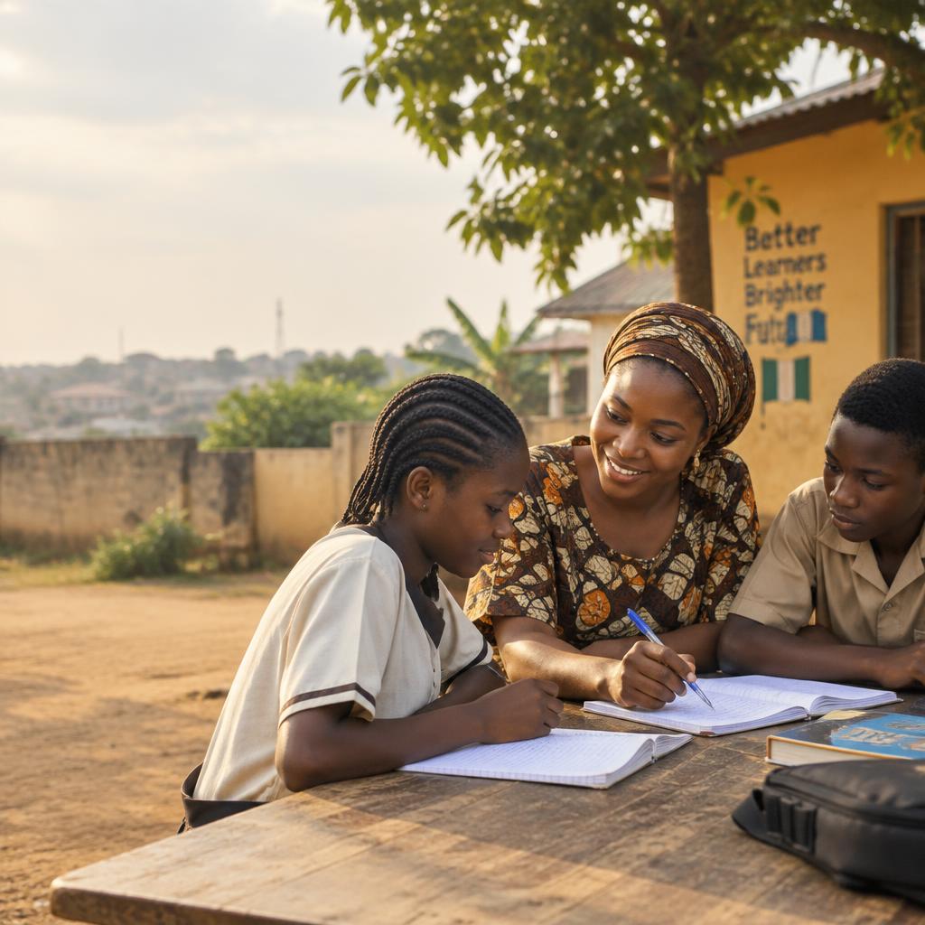 Young people receiving mentorship and support